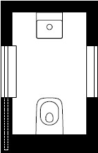 Планировка 1,65 м²